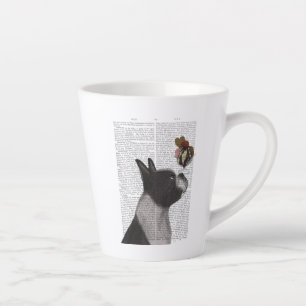 Boston Terrier Ice Cream Latte Mug