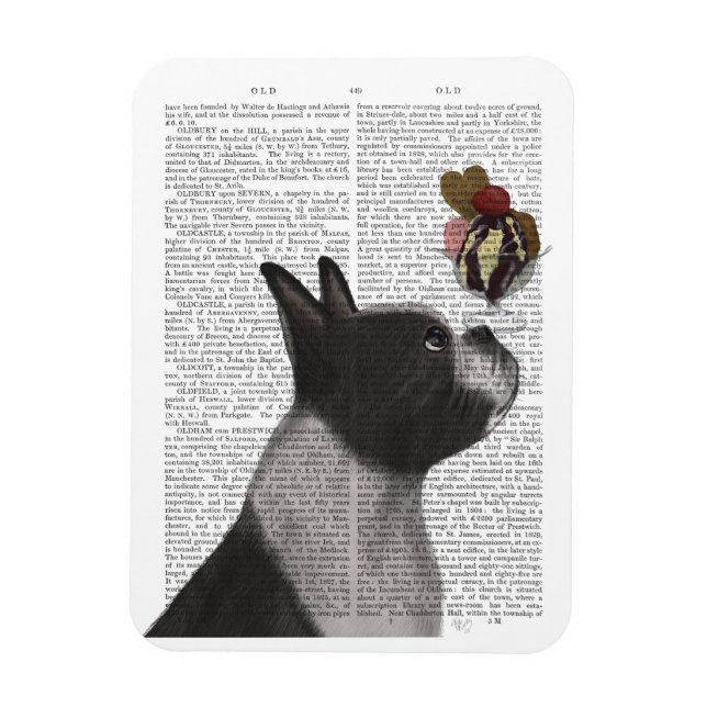 Boston Terrier Ice Cream Magnet (Vertical)