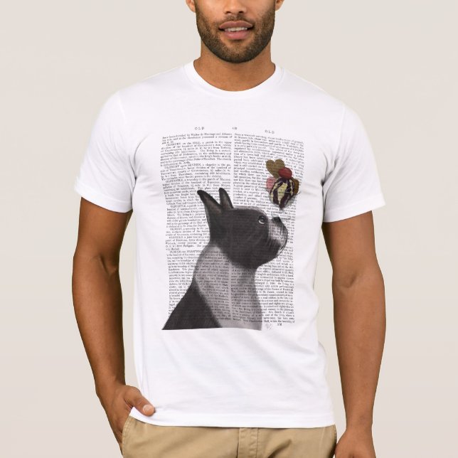 Boston Terrier Ice Cream T-Shirt (Front)