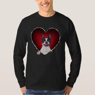 Boston Terrier in Heart Boston Terrier dog T-Shirt