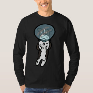 Boston Terrier In Space Helmet T-Shirt