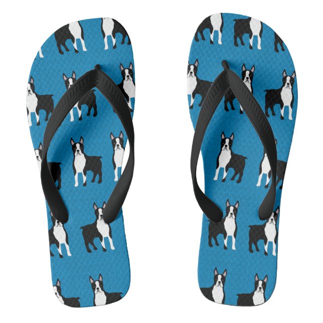 Boston Terrier Jandals (Footbed)