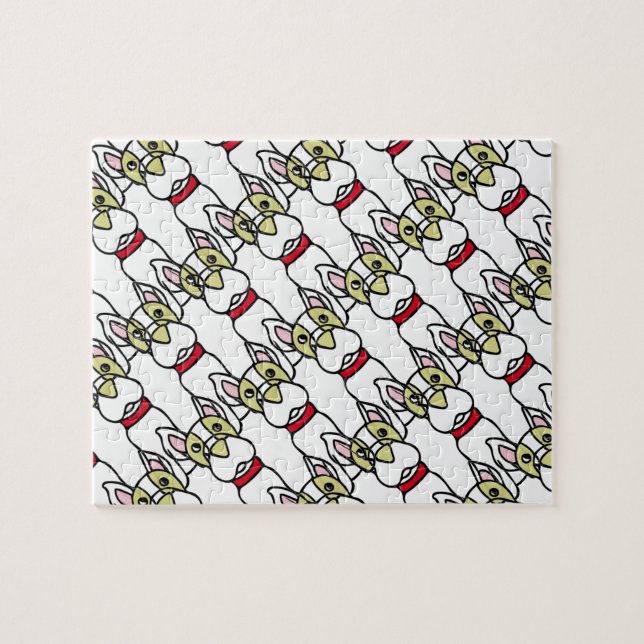 Boston Terrier Jigsaw Puzzle (Horizontal)