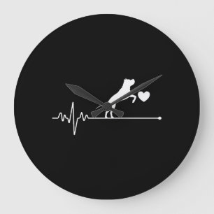 Boston Terrier Large Clock