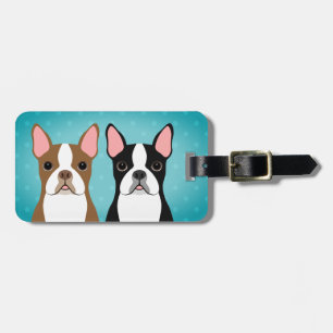 Boston Terrier Luggage Tags