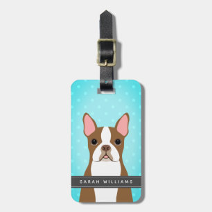 Boston Terrier Luggage Tags