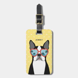 Boston Terrier Luggage Tags