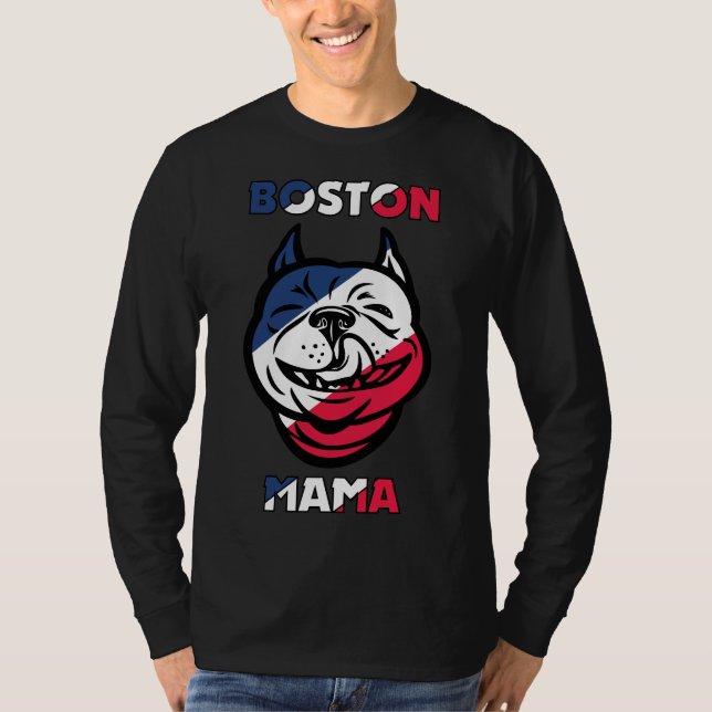 Boston Terrier Mama 181 T-Shirt (Front)