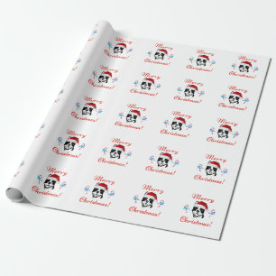 Boston Terrier Matte Wrapping Paper, 30" x 6' Paper