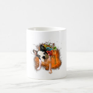 Boston Terrier Miracle Pumpkins Halloween Coffee Mug