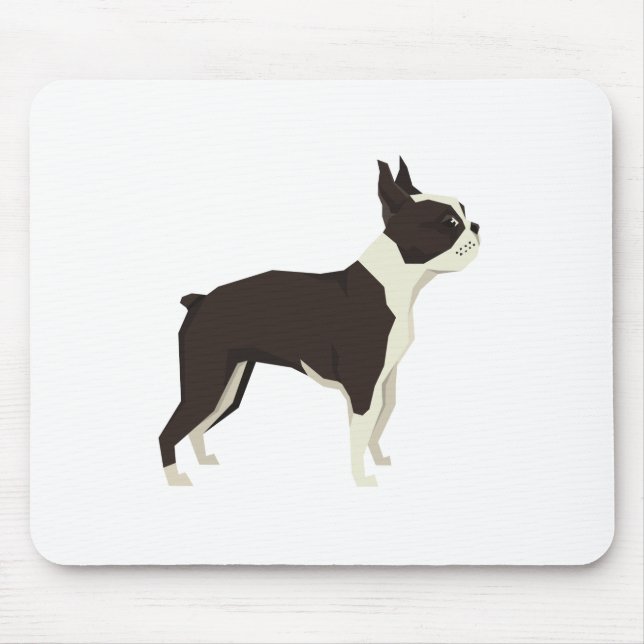 Boston Terrier Mouse Pad (Front)