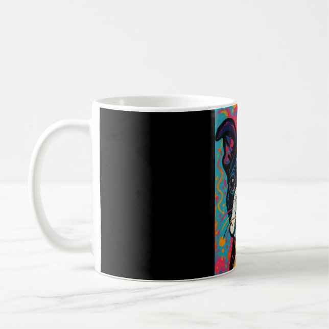 Boston Terrier Mug (Left)