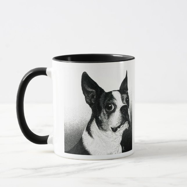 Boston Terrier Mug - "Boston Style" (Left)