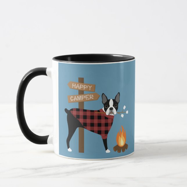 Boston Terrier Mugs (Left)
