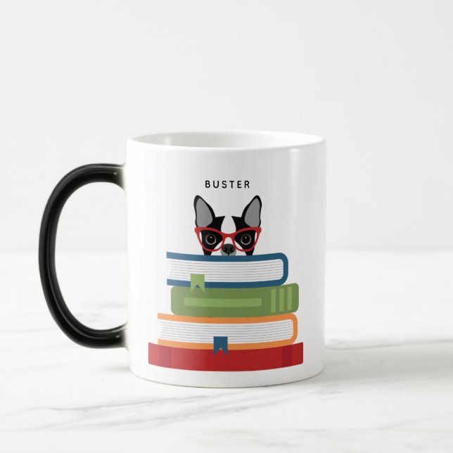 Boston Terrier Mugs (Left)