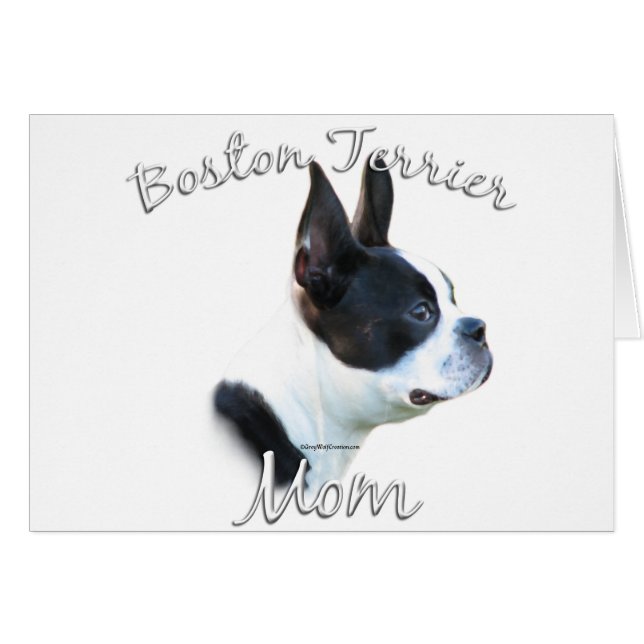 Boston Terrier Mum 2 (Front Horizontal)