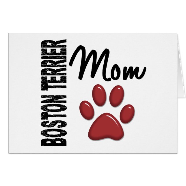 Boston Terrier Mum 2 (Front Horizontal)