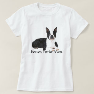 Boston Terrier Mum T-Shirt Double Quote & Image