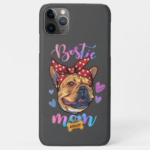 Boston Terrier Mum Watercolor Dog Mum GIft Case-Mate iPhone Case