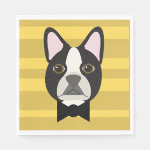 Boston Terrier Napkin