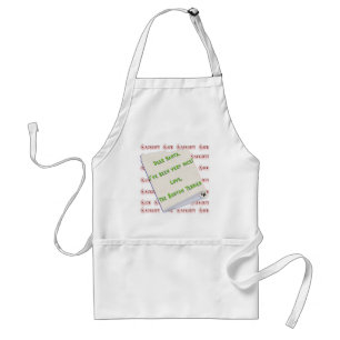 Boston Terrier Naughty Nice Standard Apron