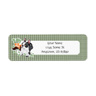 Boston Terrier Naughty Pup Labels