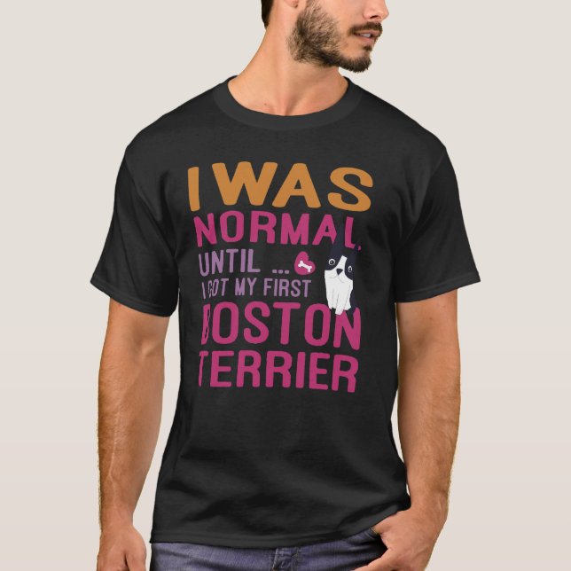 Boston Terrier -Normal T-Shirt (Front)