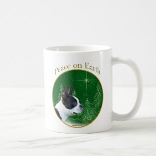 Boston Terrier Peace Coffee Mug