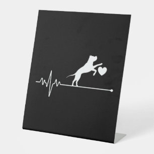 Boston Terrier Pedestal Sign