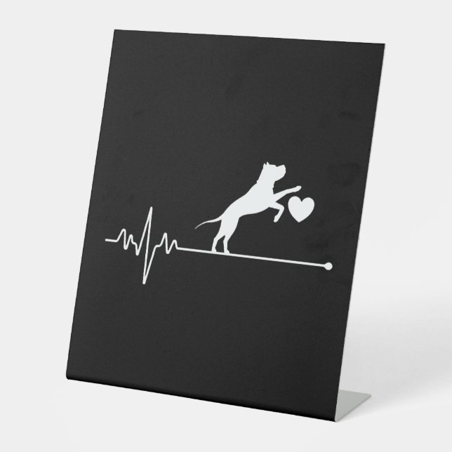 Boston Terrier Pedestal Sign (Front)