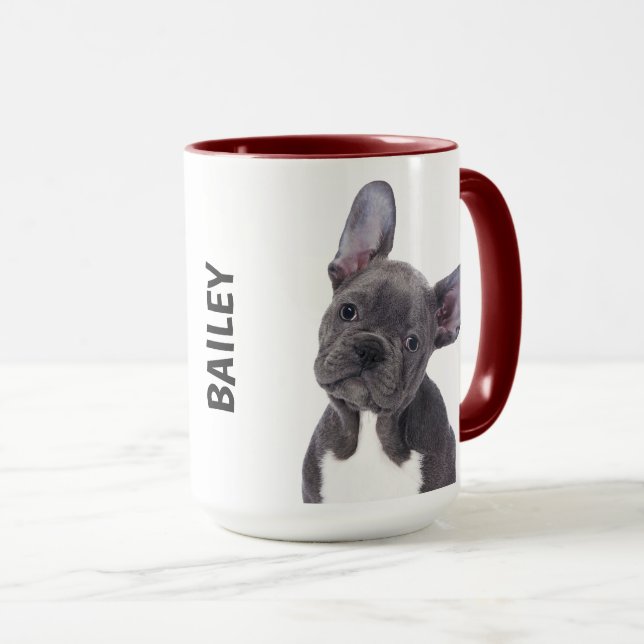 Boston Terrier Personalised  Mug (Front Right)