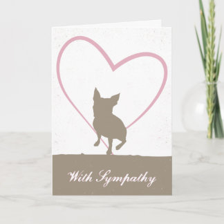 Boston Terrier Pet loss sympathy card