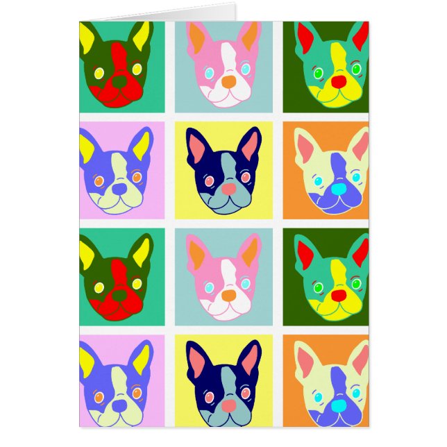 Boston Terrier Pop Art (Front)