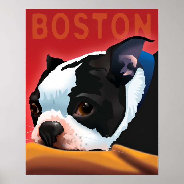 Boston Terrier Poster (Front)