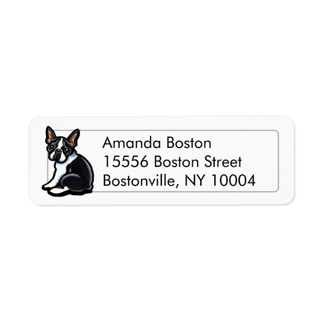 Boston Terrier Profile Studio Simple (Front)