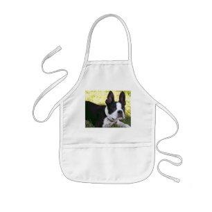 Boston Terrier Pup Children's Apron