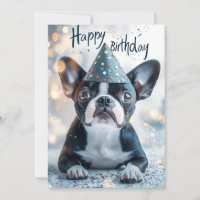 Boston Terrier Puppy Birthday Party