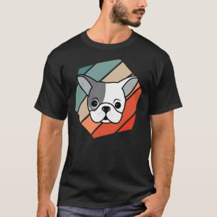 Boston Terrier Retro Style T-Shirt