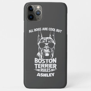 Boston Terrier Rules Funny All Dogs Are Cool But Case-Mate iPhone Case
