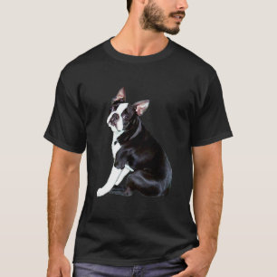 Boston Terrier Side Sit T-Shirt