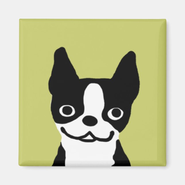 Boston Terrier Smile Magnet (Front)
