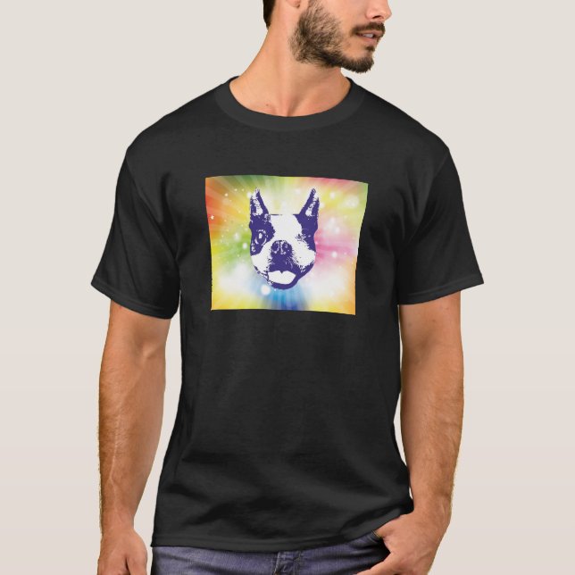 Boston Terrier Sunburst T-Shirt (Front)