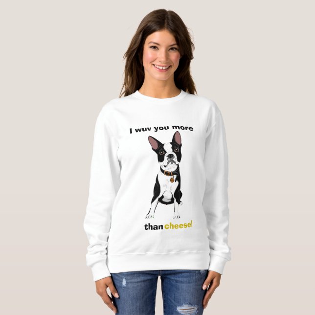 Boston Terrier Sweatshirt (Front Full)