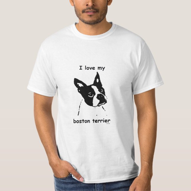 Boston Terrier T-shirt (Front)