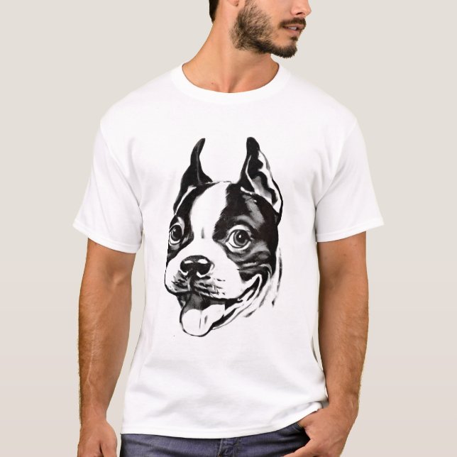 Boston Terrier T-Shirt (Front)