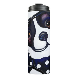 BOSTON TERRIER THERMAL TUMBLER
