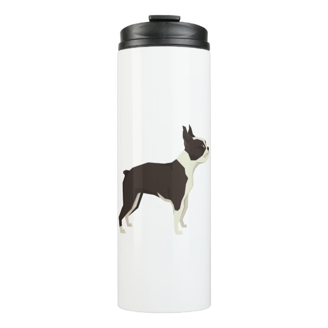 Boston Terrier Thermal Tumbler (Front)