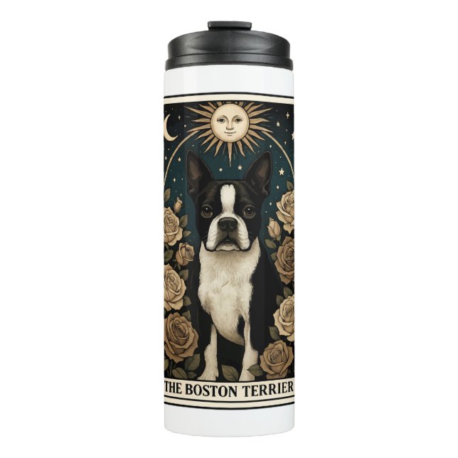 Boston Terrier Thermal Tumbler (Front)