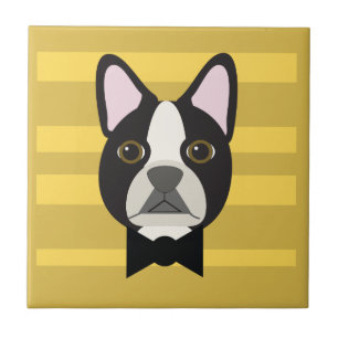 Boston Terrier Tile