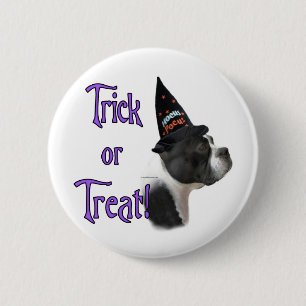 Boston Terrier Trick 6 Cm Round Badge